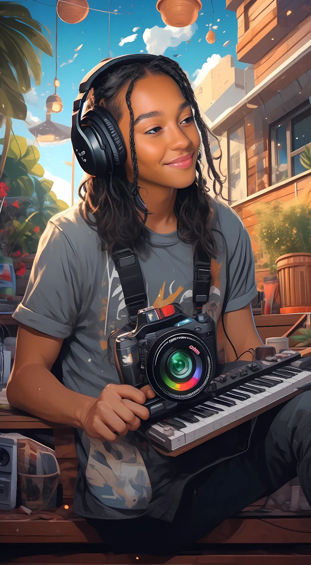 ai character: Badkidparis background