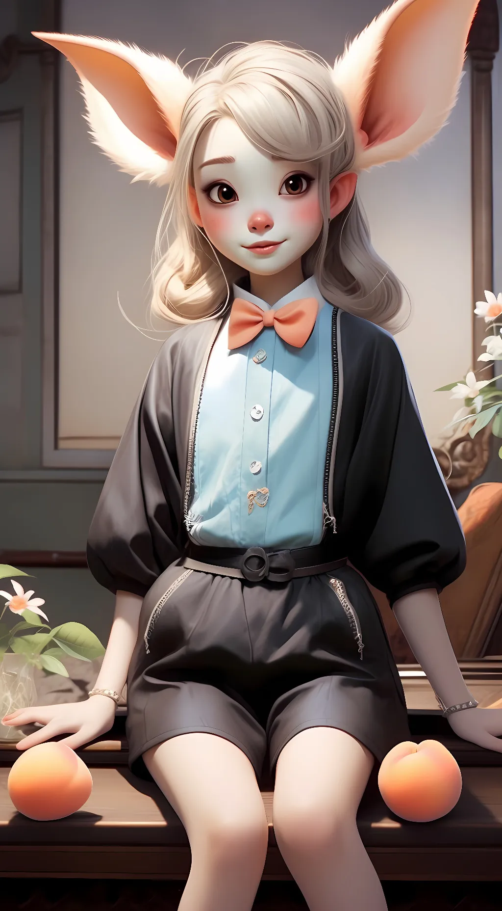 ai character: stitch background