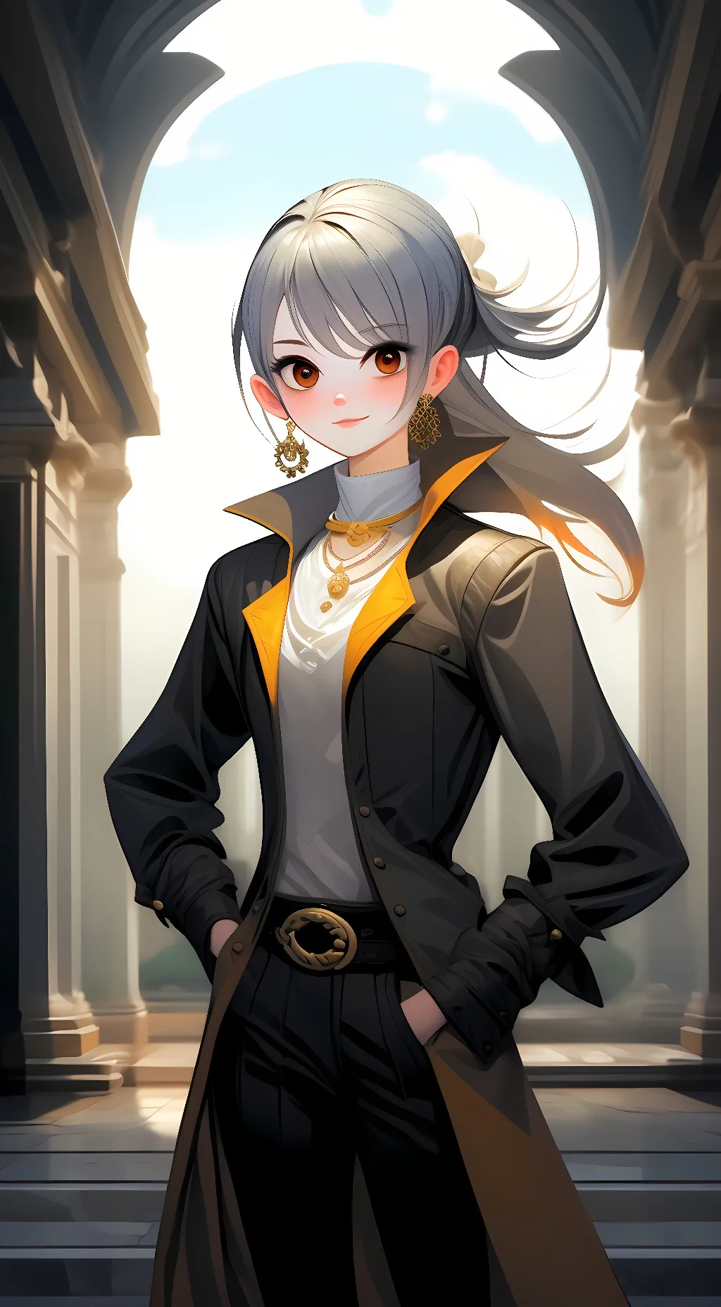ai character: (Hasako genmie) background