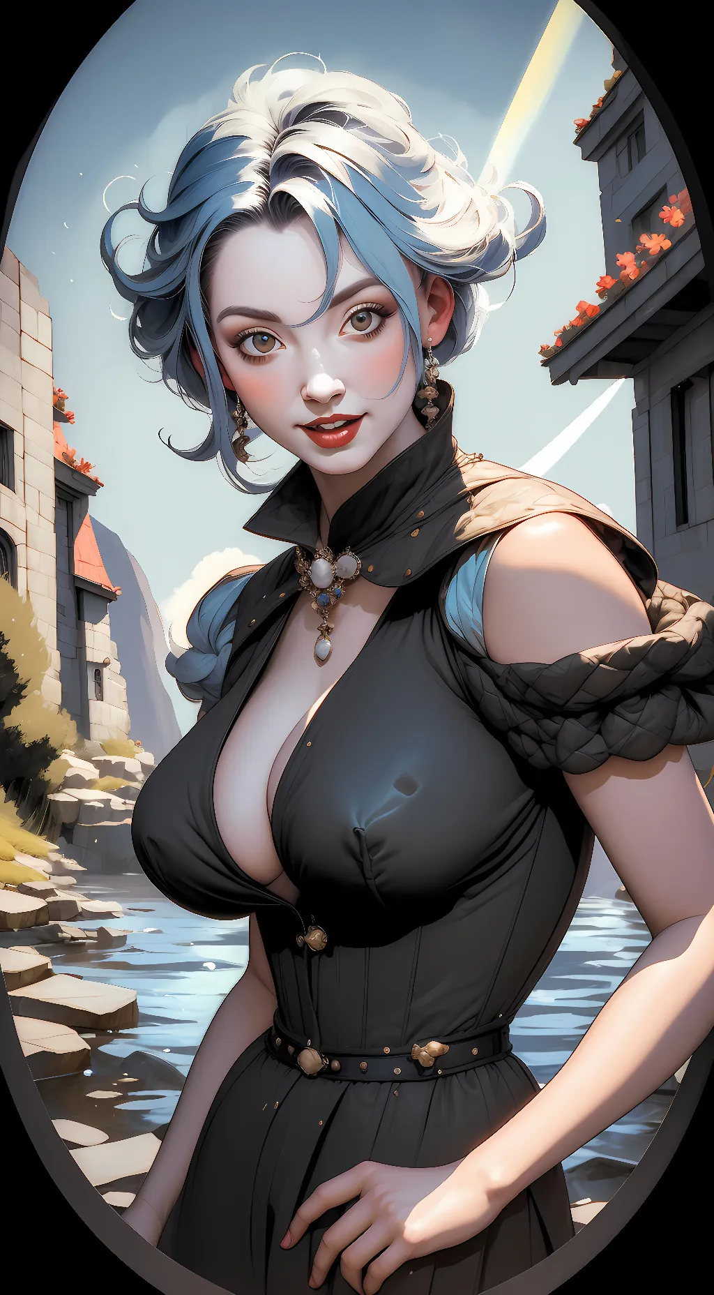 ai character: Luna background