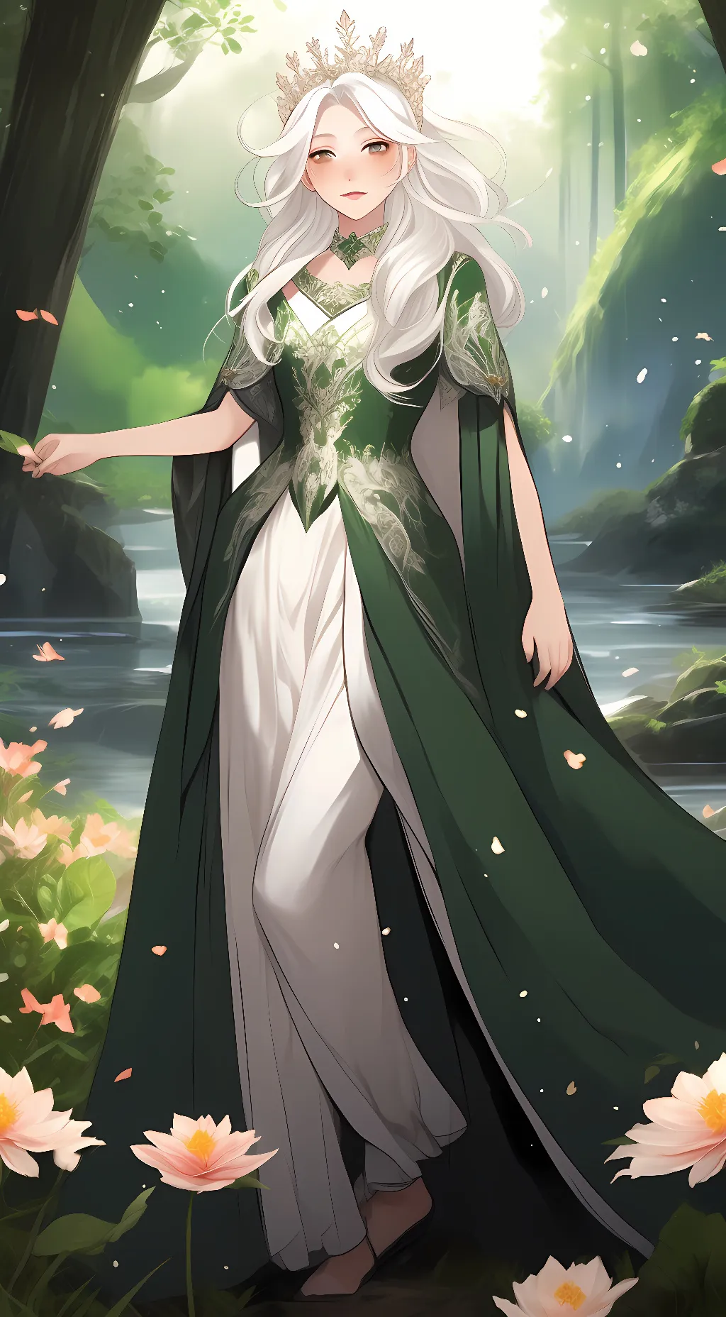 ai character: bloom background