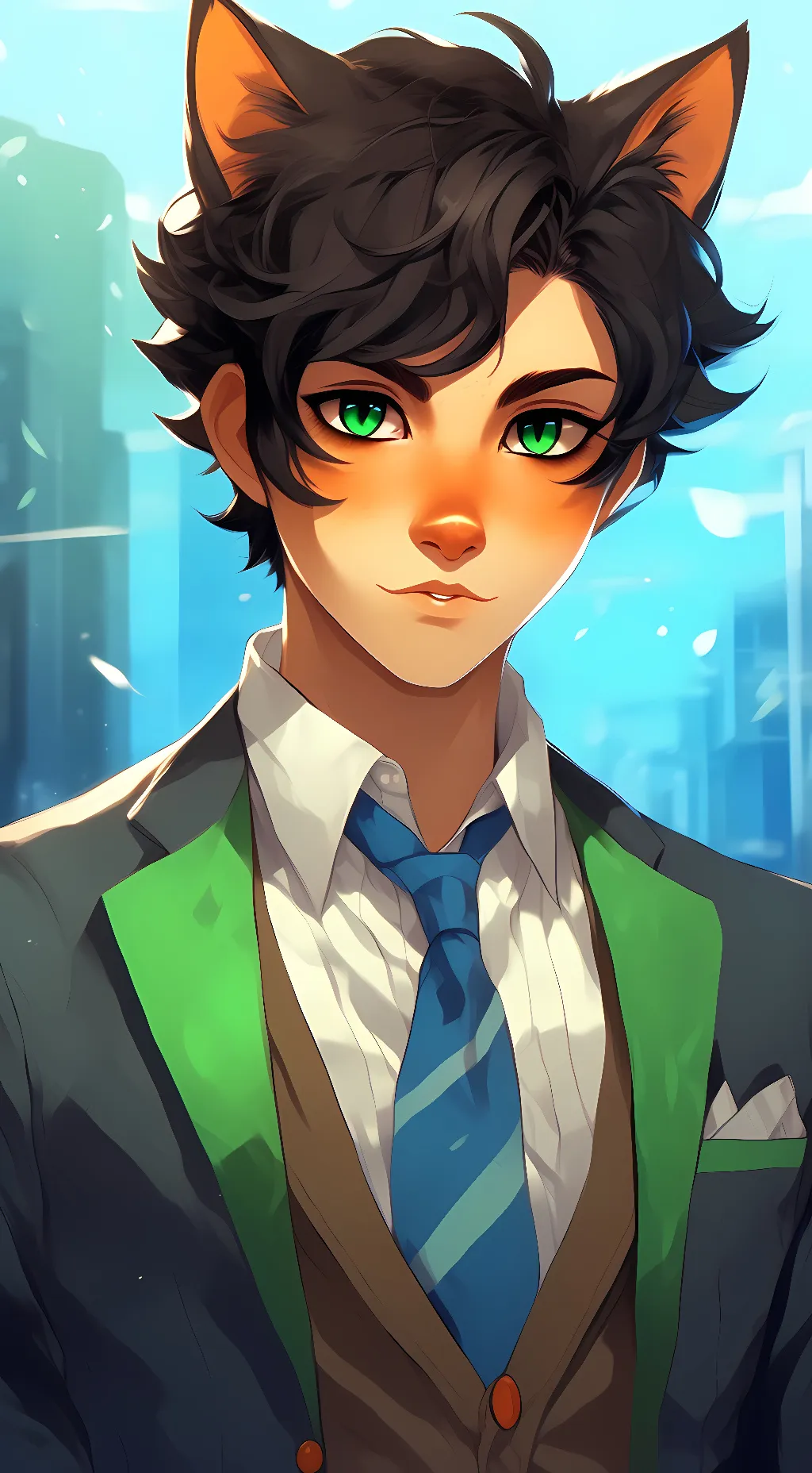 ai character: Andy background