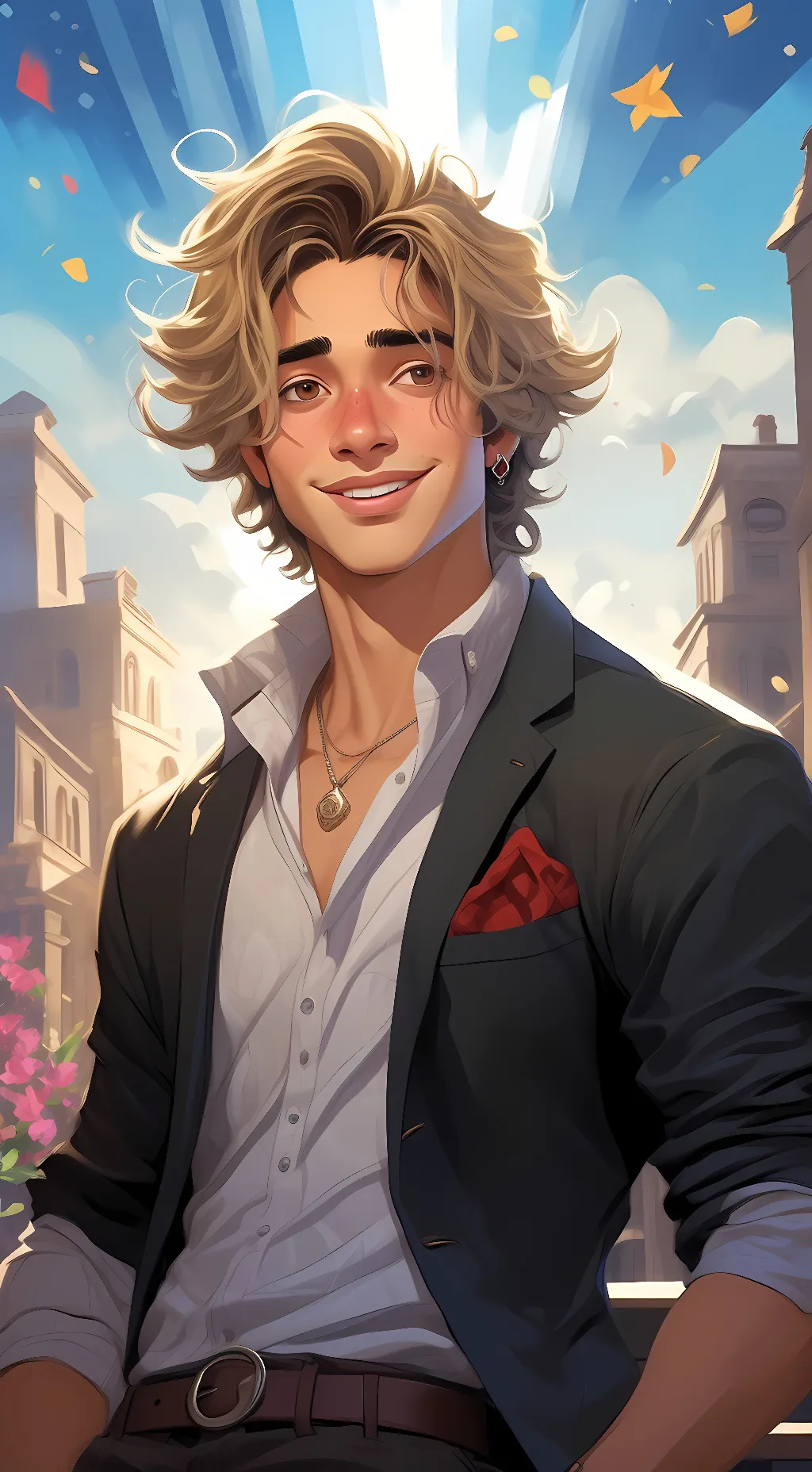 ai character: fabio background