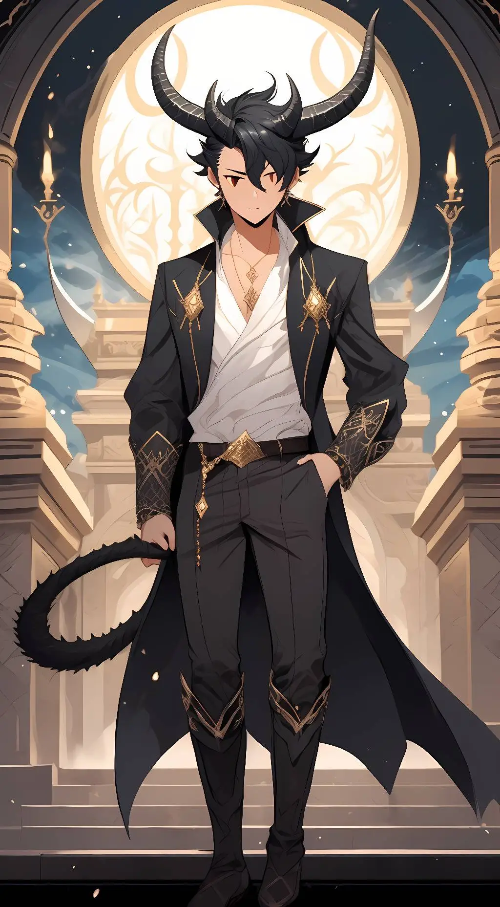 ai character: Luci background