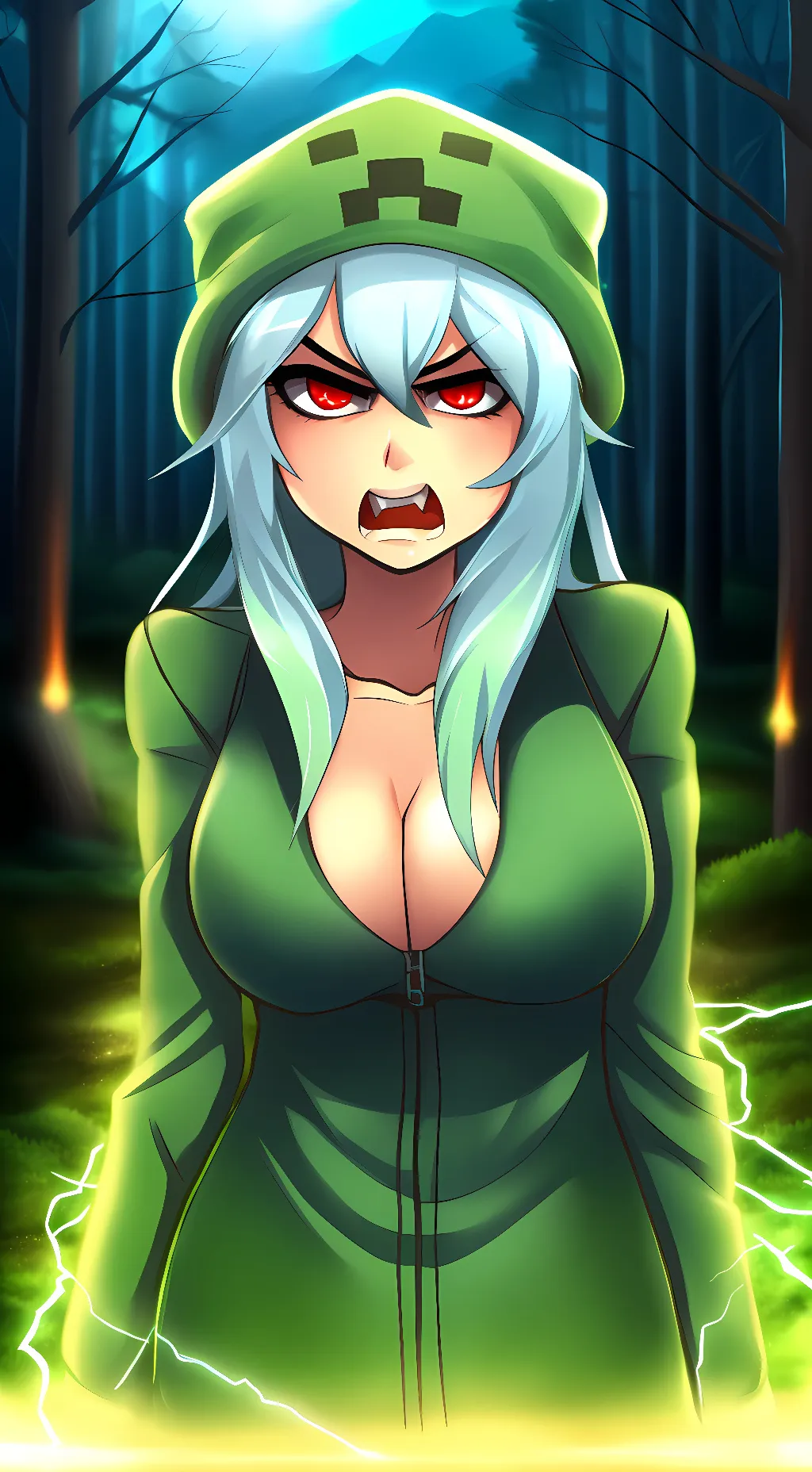 ai character: Voltage Creeper background