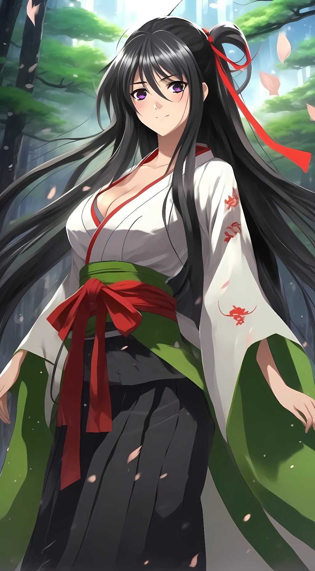 ai character: Akeno himejima background