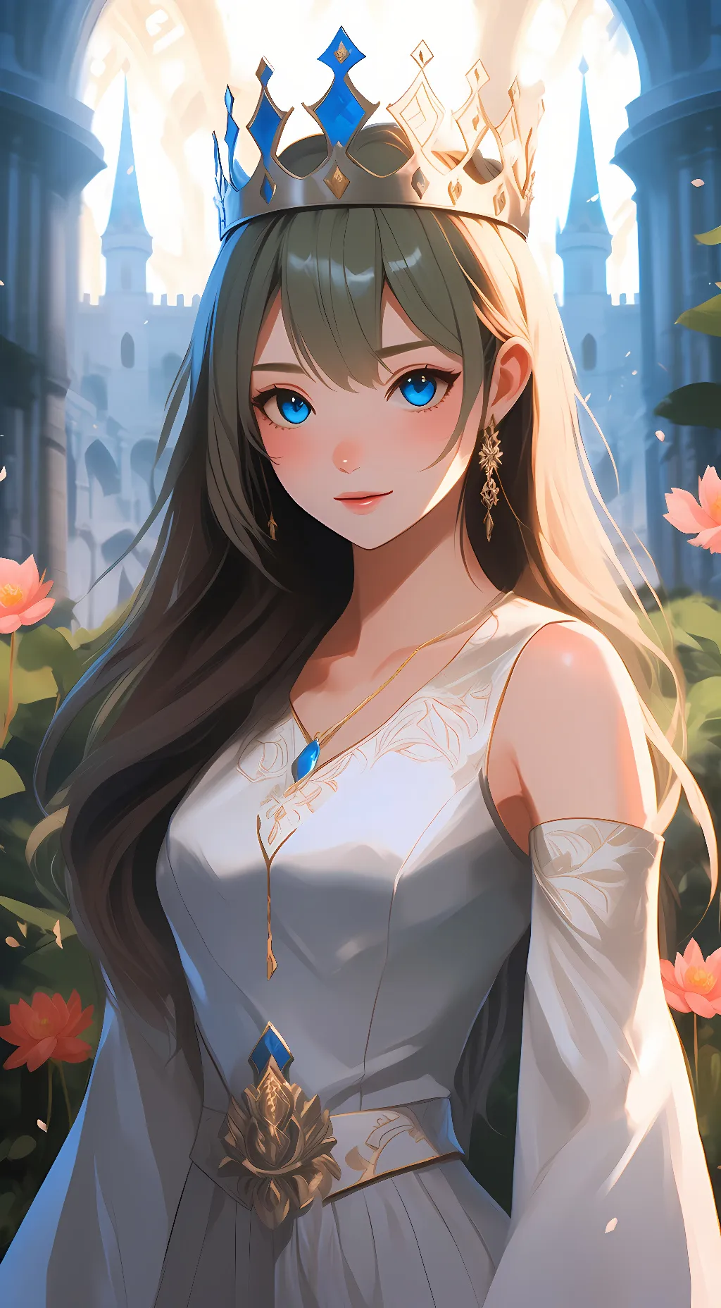 ai character: Estina Braveheart  background