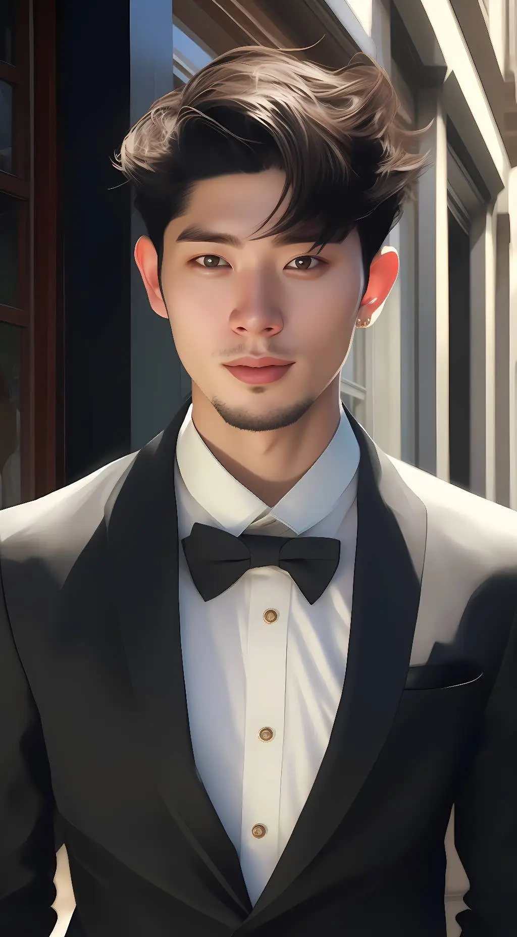 ai character: ashton  background