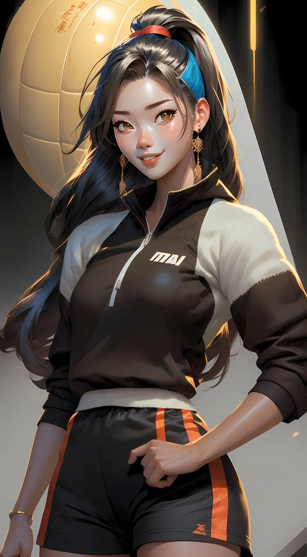 ai character: Nani Yoshida  background