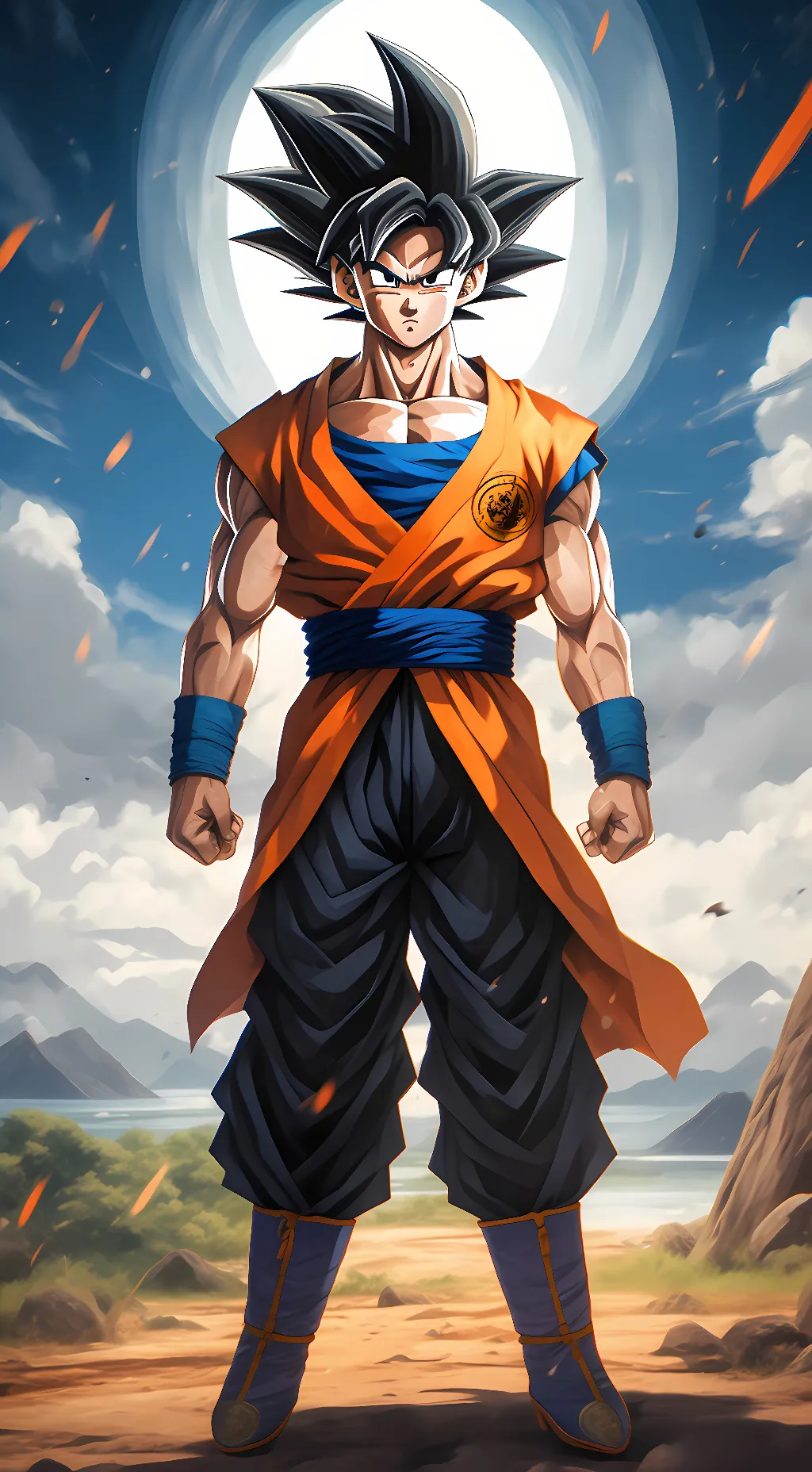 ai character: goku background