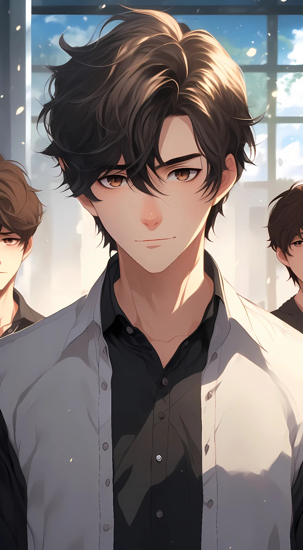 ai character: Evan, Alex, Arlo background