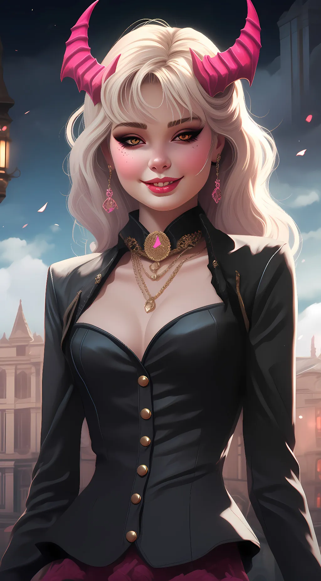 ai character: Alaria Sakura background