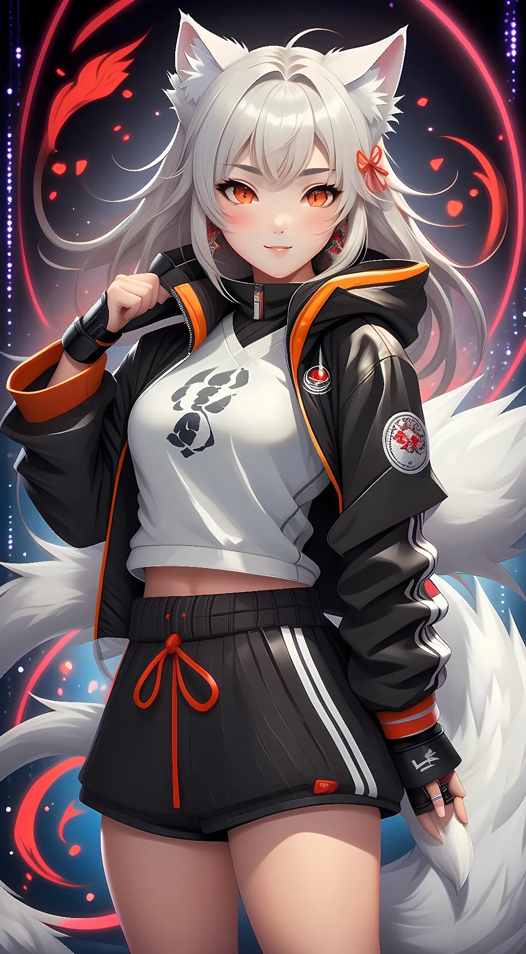 ai character: Yui RaClaw background