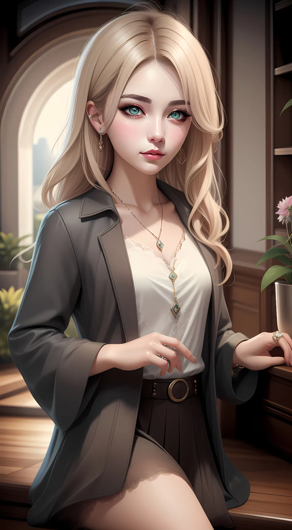 ai character: maddie background
