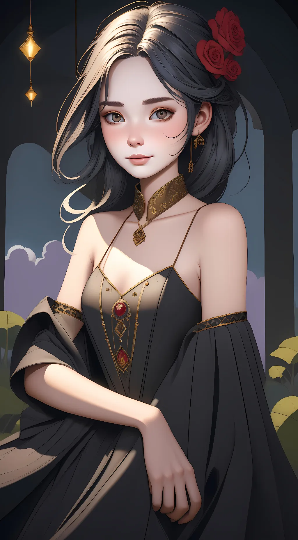 ai character: Ruby Rose background