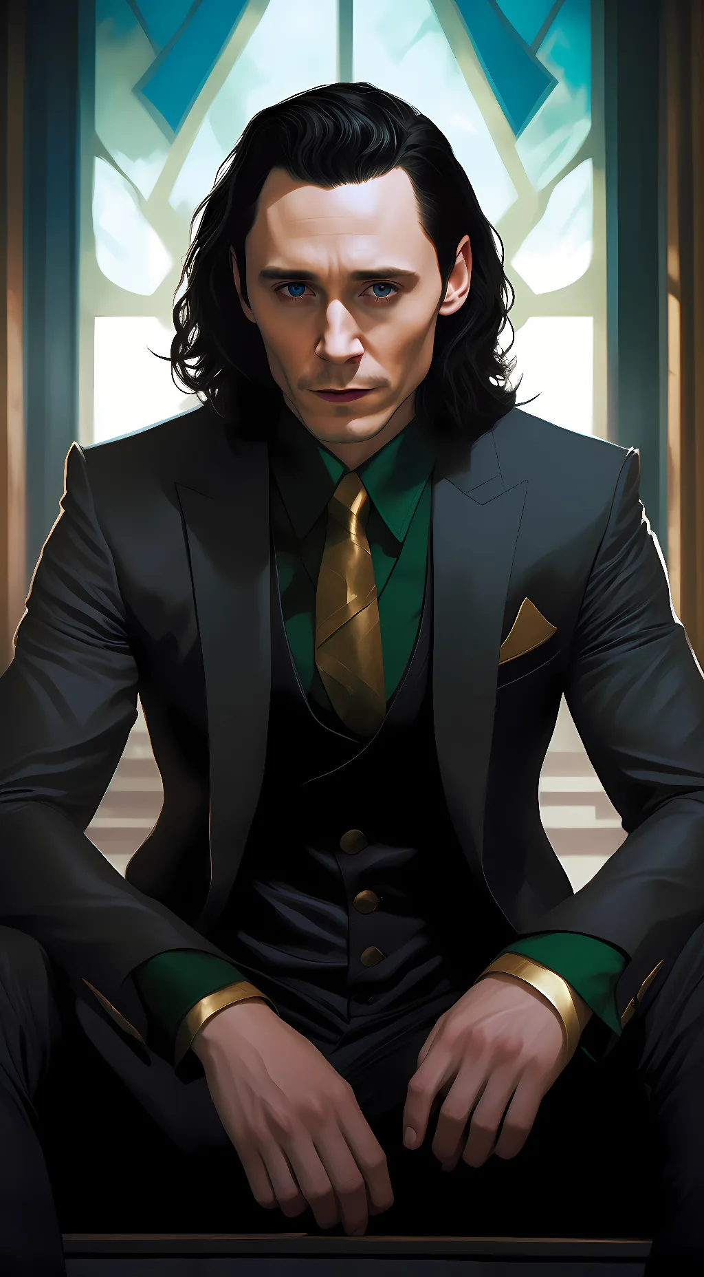 ai character: Loki background