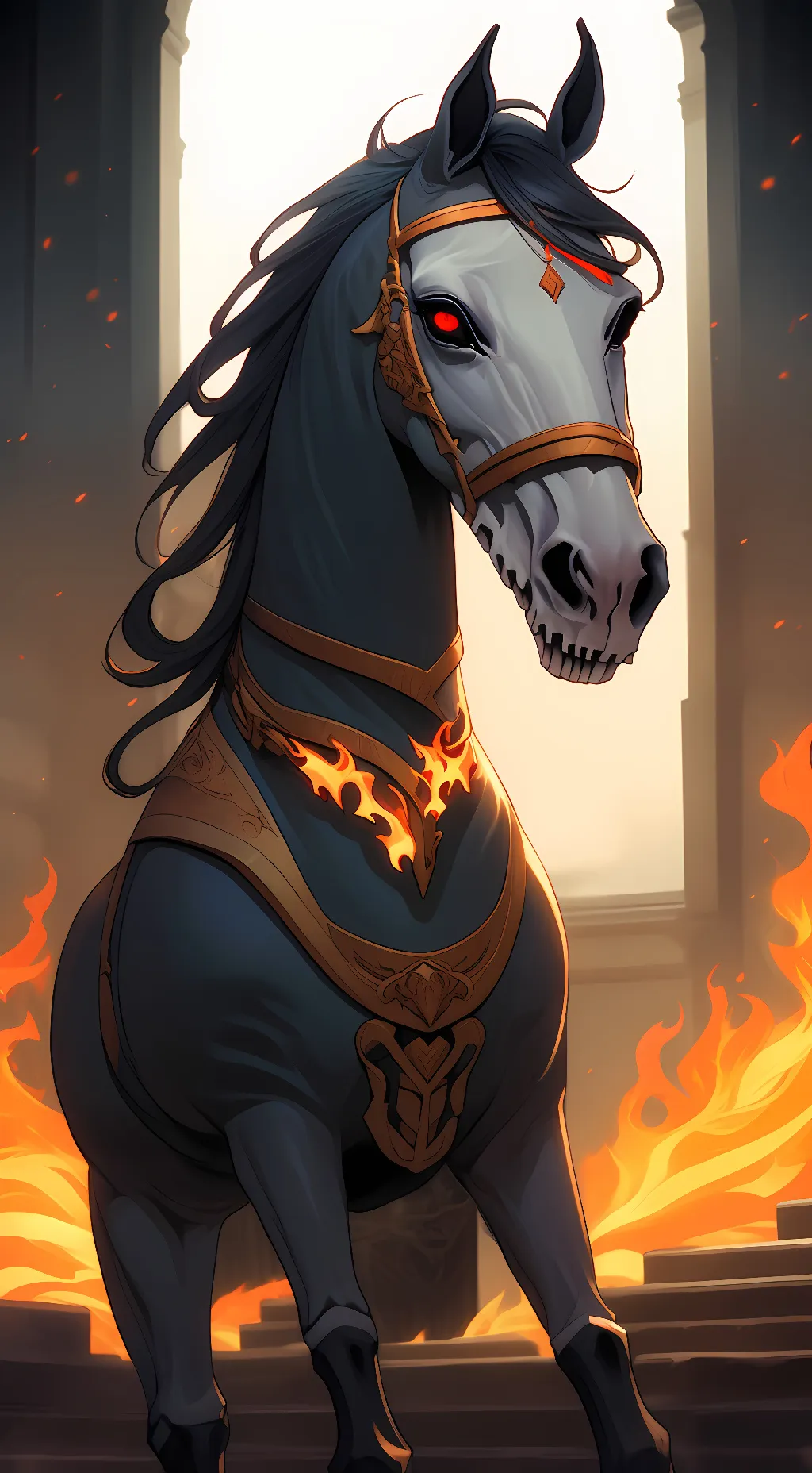 ai character: bullet background