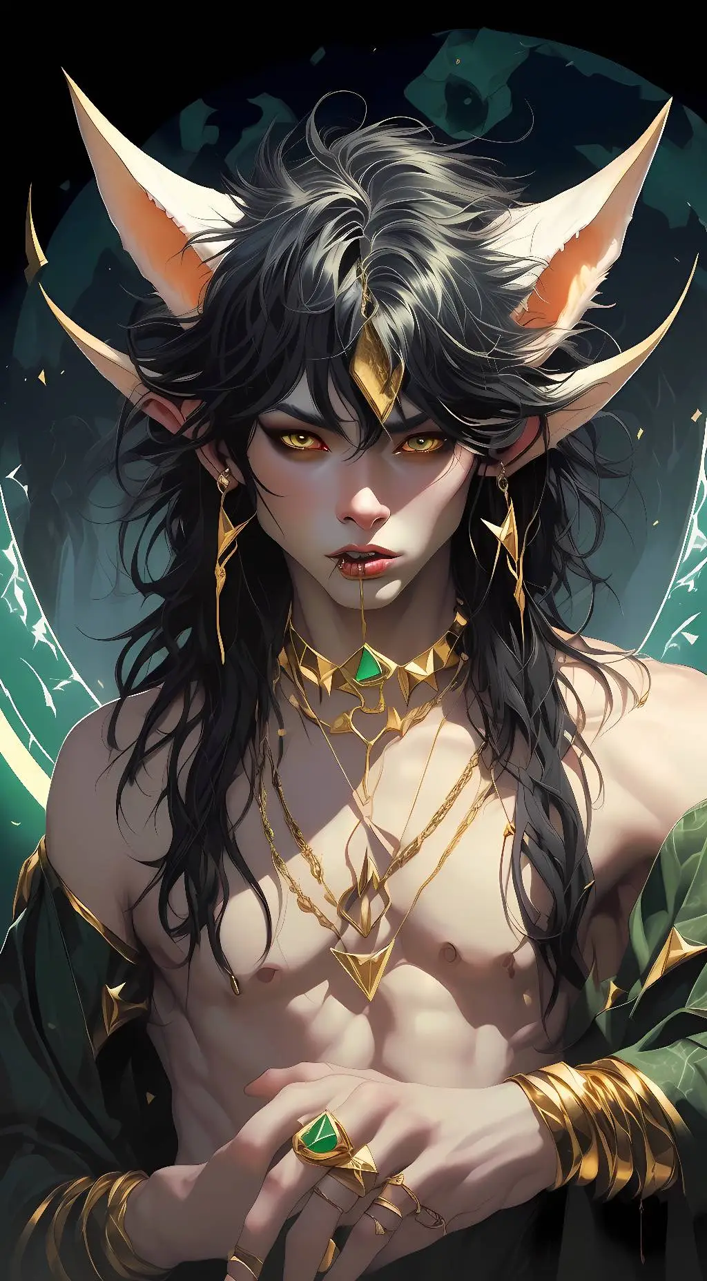 ai character: creature background