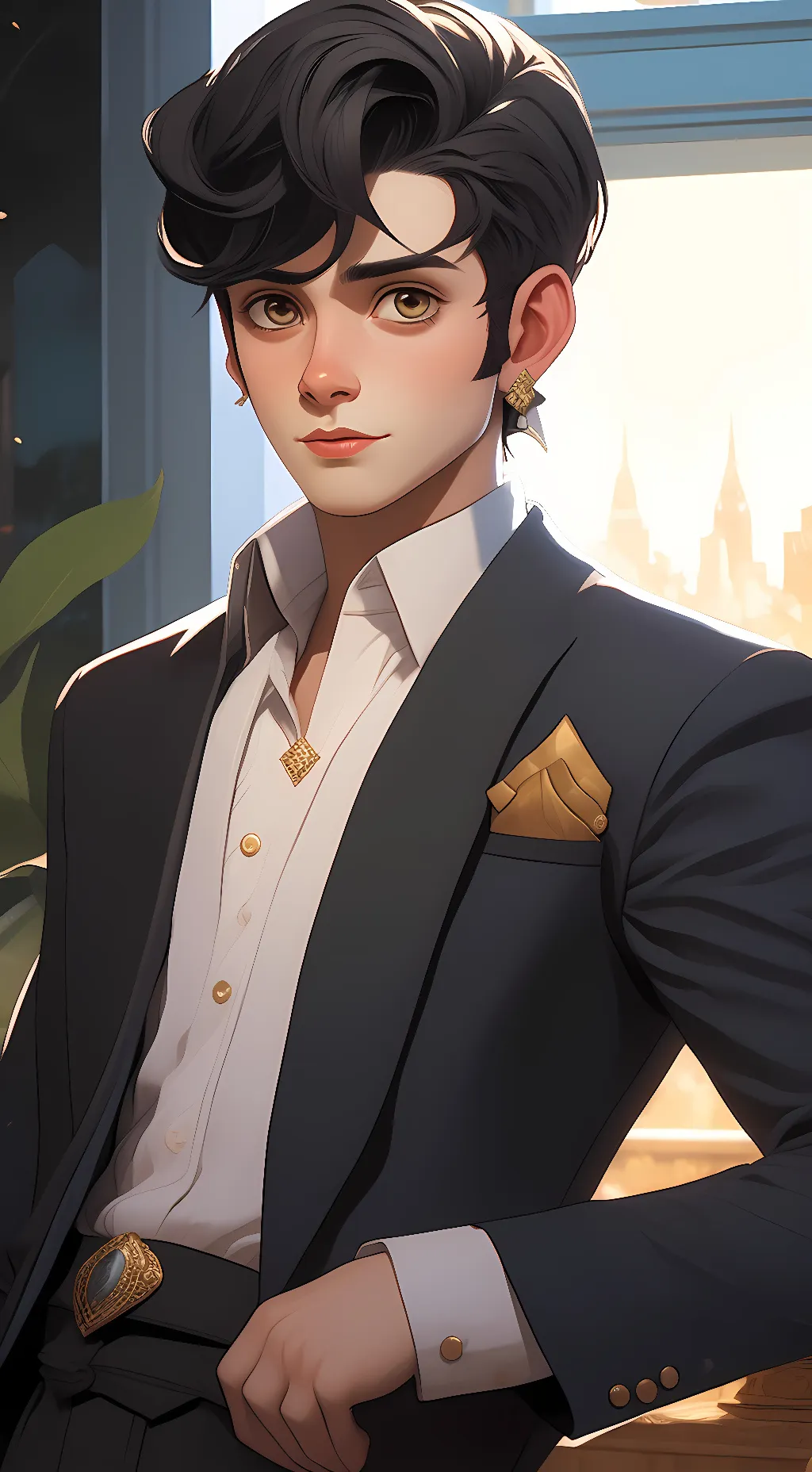 ai character: inosuke background