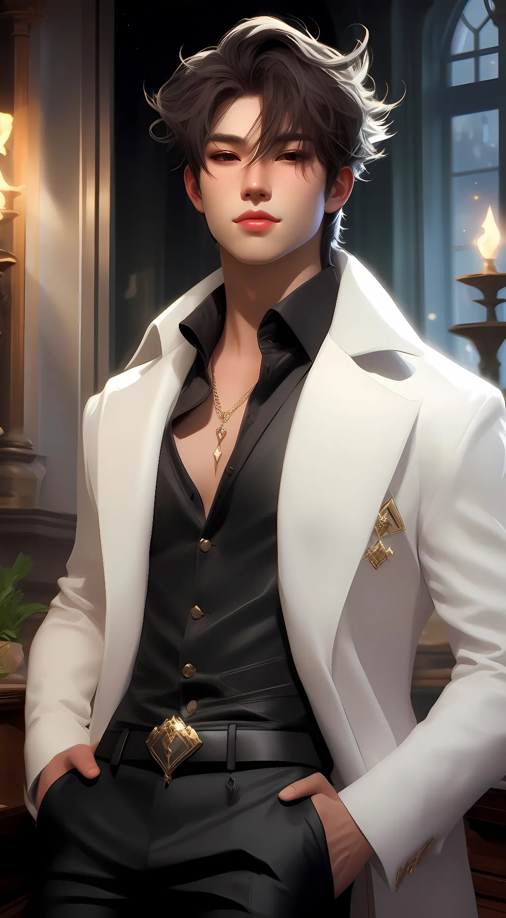 ai character: blake background