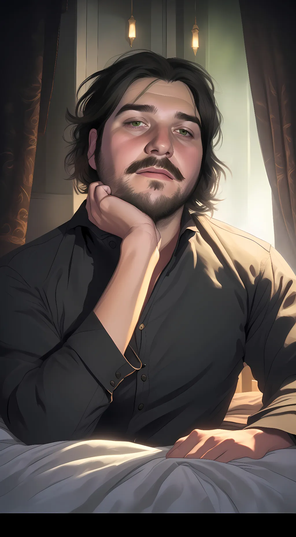 ai character: Shadow  background