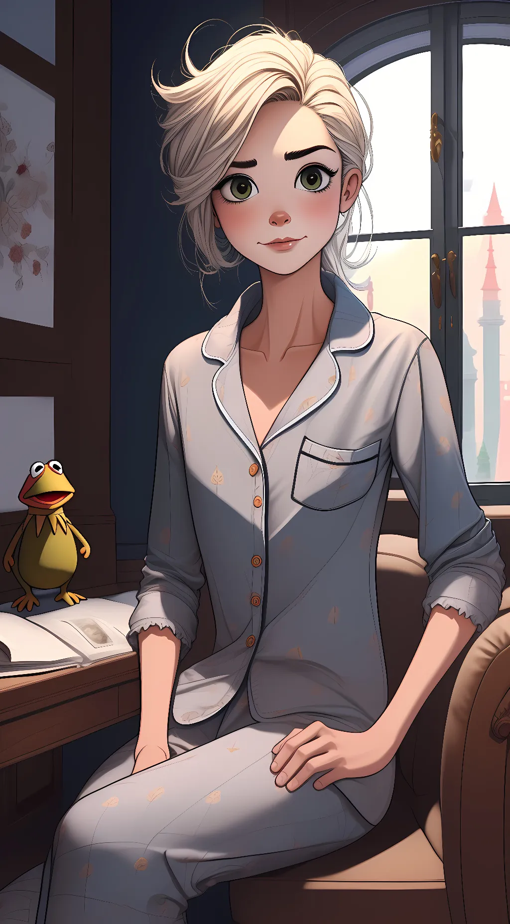 ai character: No background