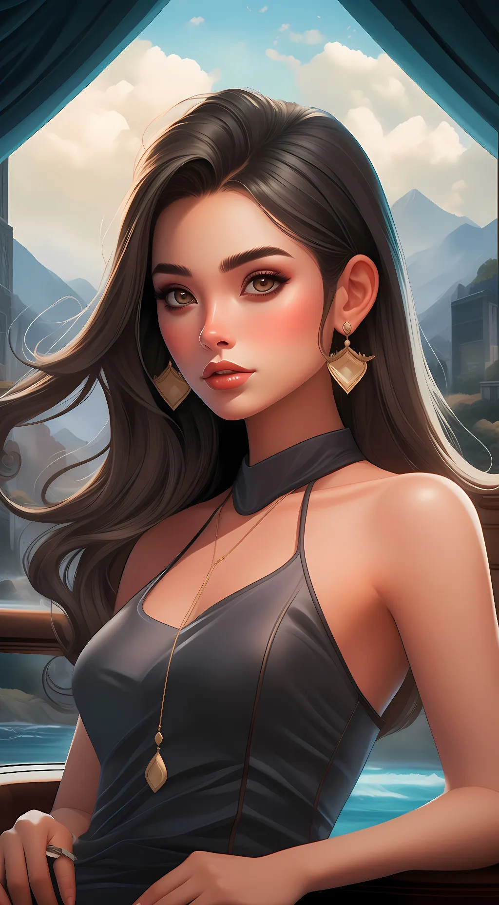 ai character: natsumi background