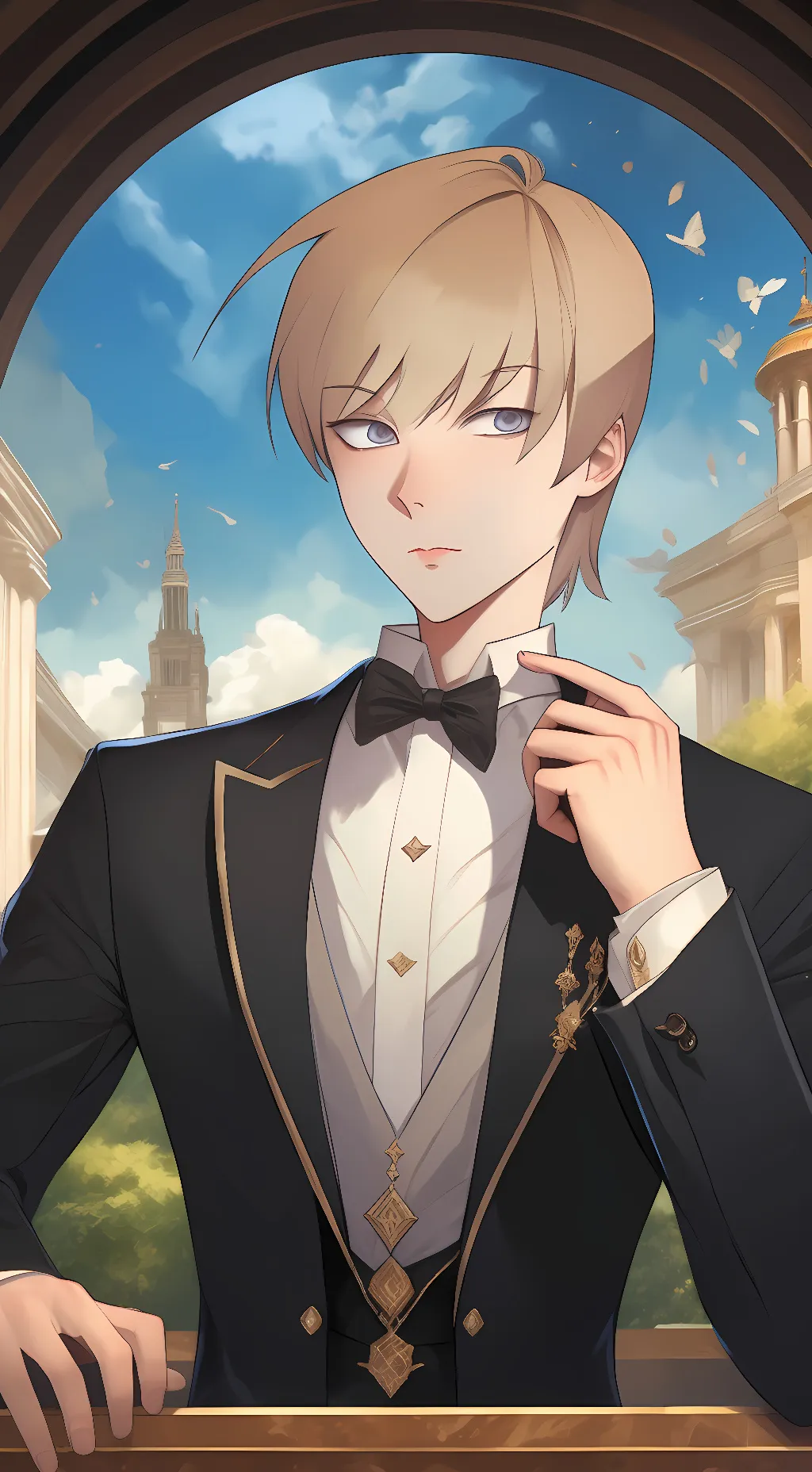 ai character: Make background