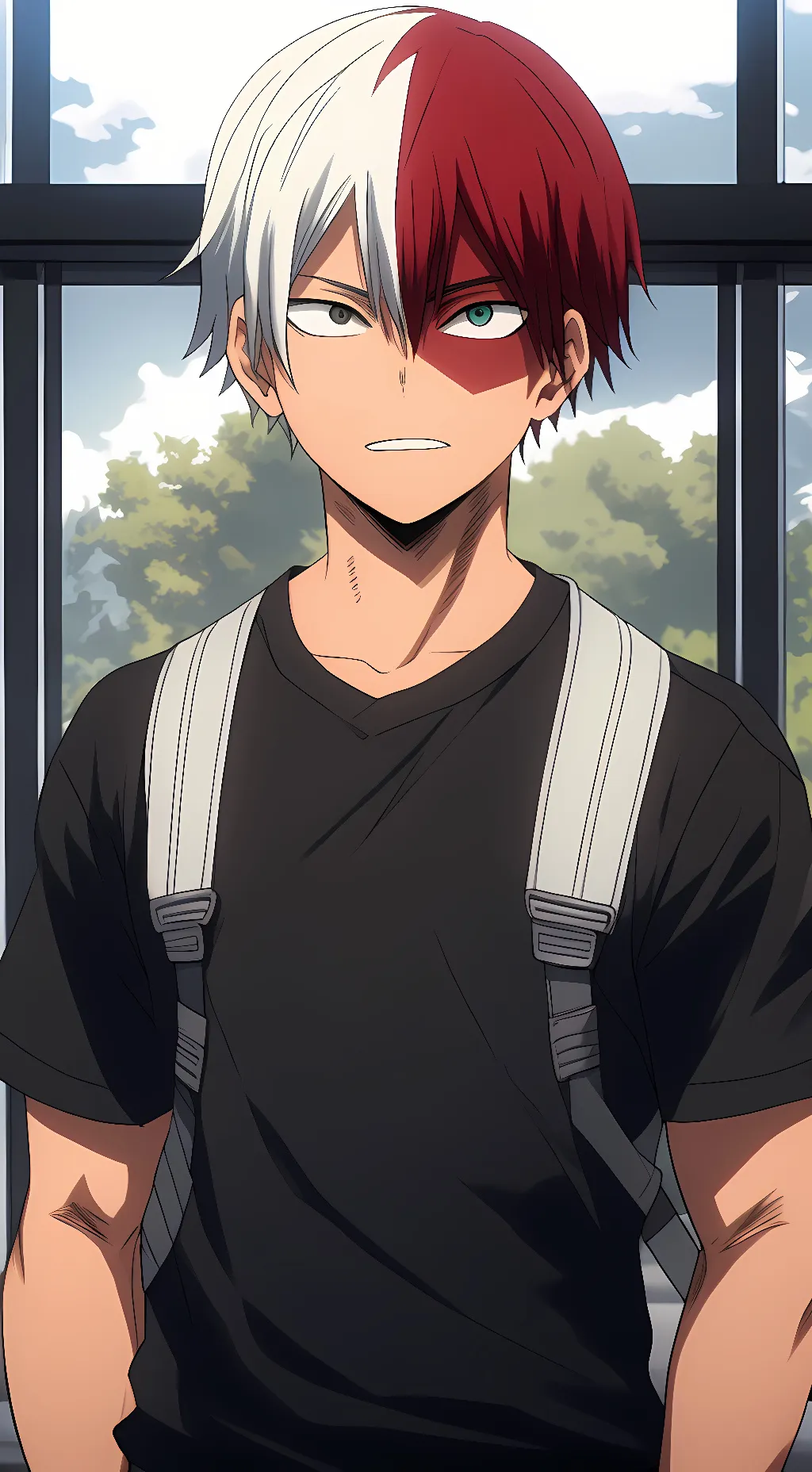 ai character: Shoto-AGED UP background