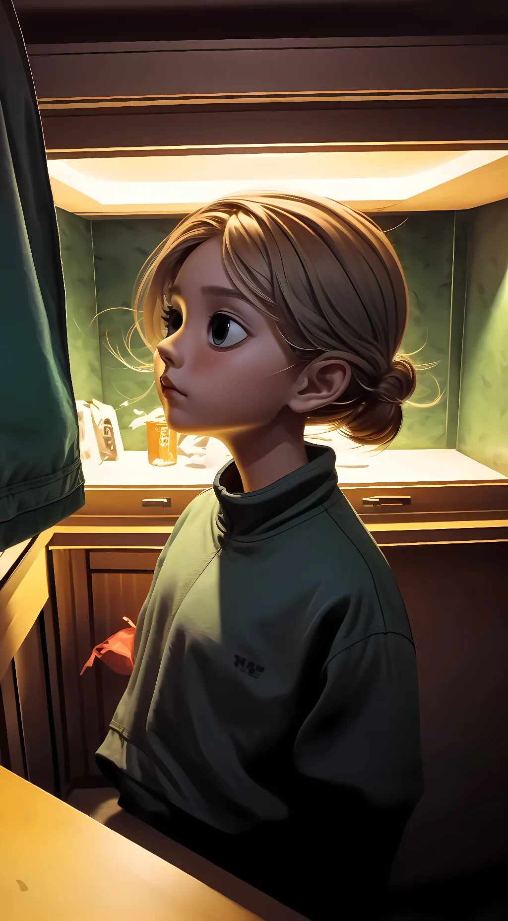 ai character: Alexandra  background