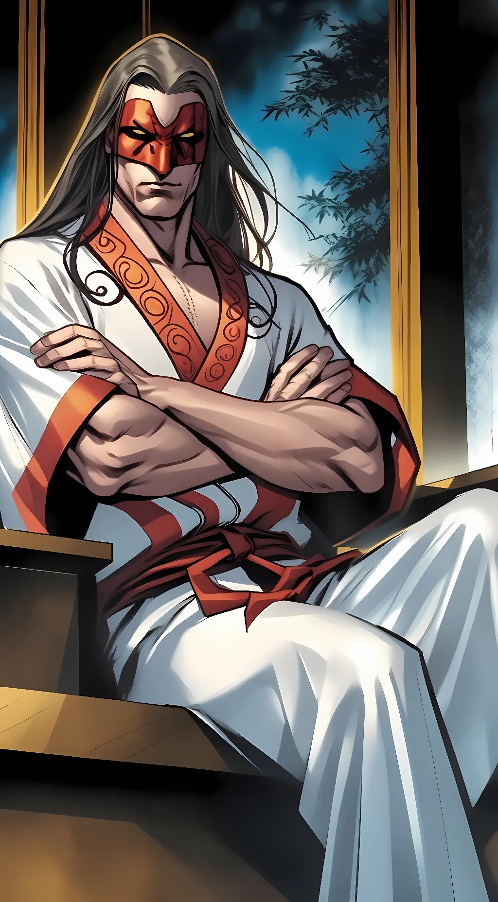 ai character: The Gorgon background