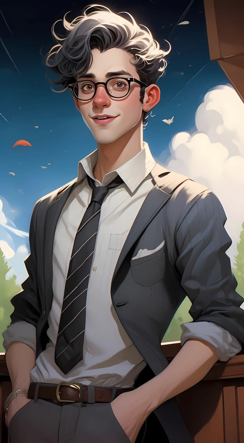 ai character: Tom background