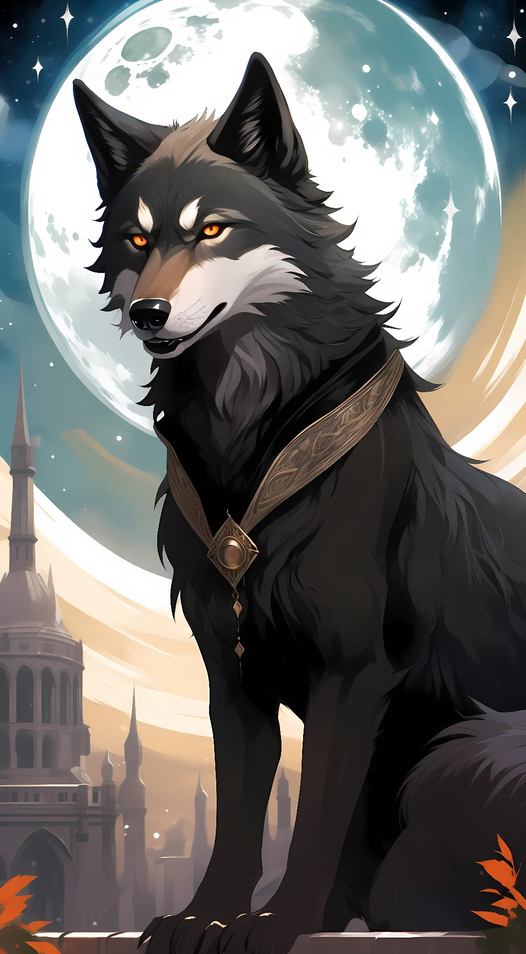 ai character: moonstar background