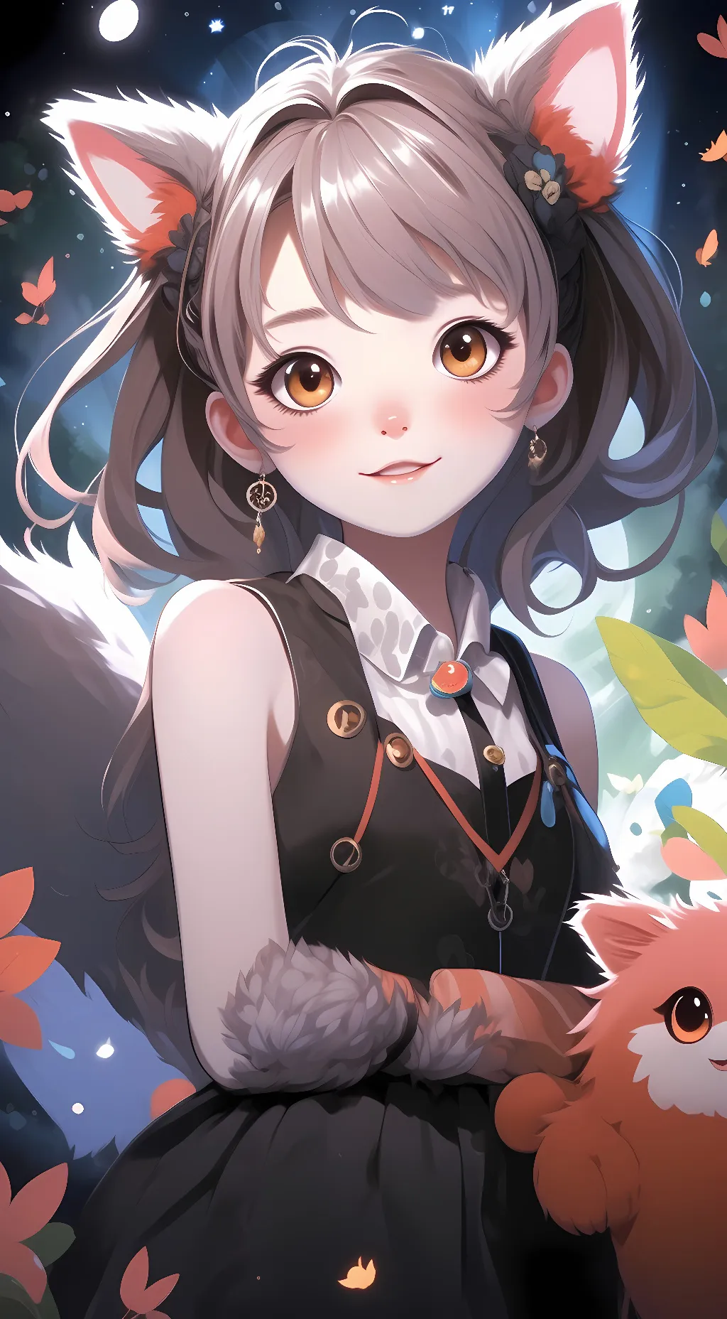 ai character: cat background