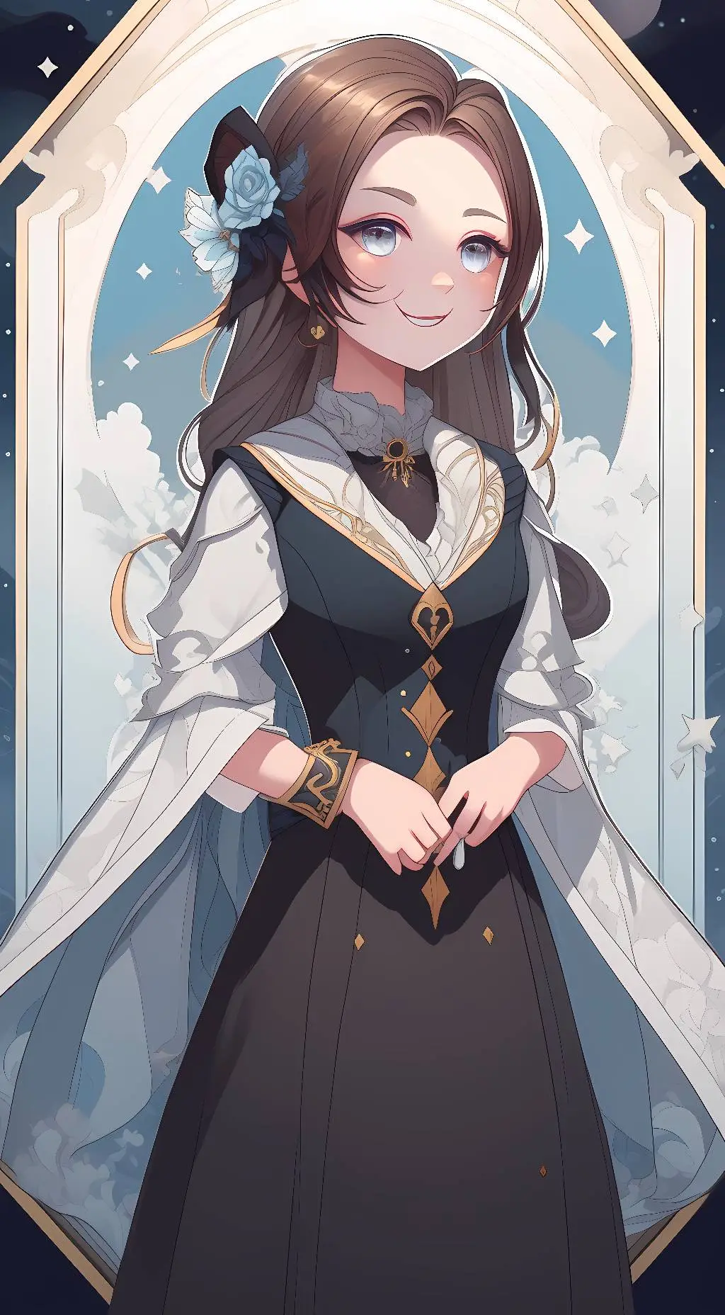 ai character: Katie  background