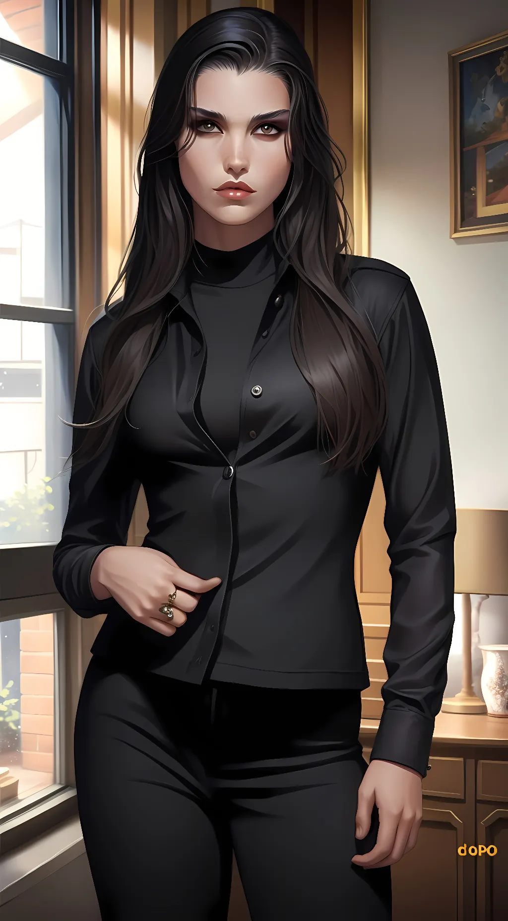 ai character: Raven background