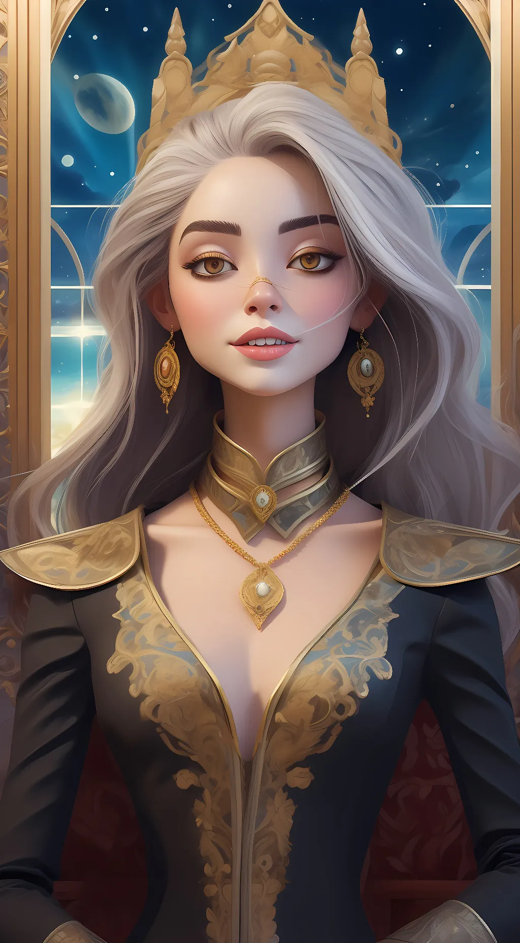 ai character: princess alda background