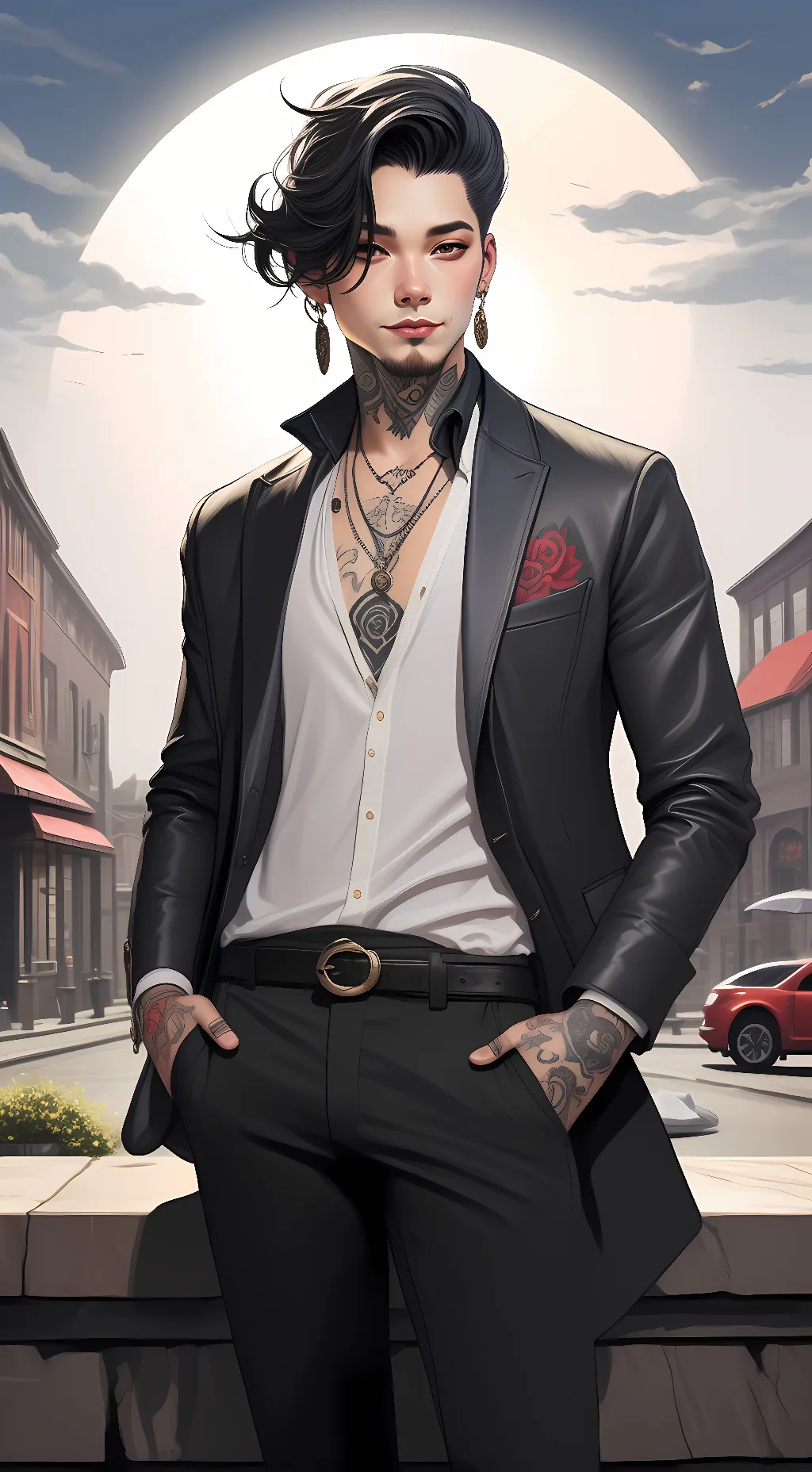 ai character: lyke background