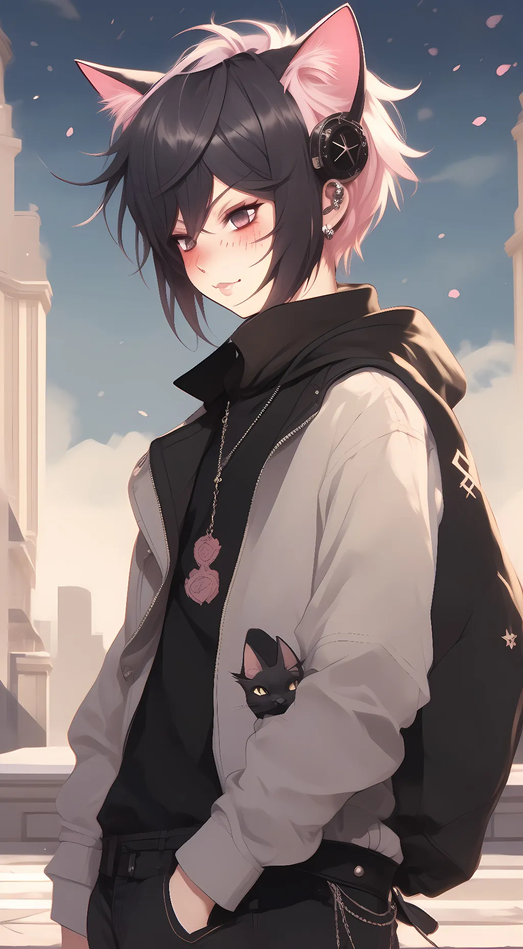 ai character: Aiden  background