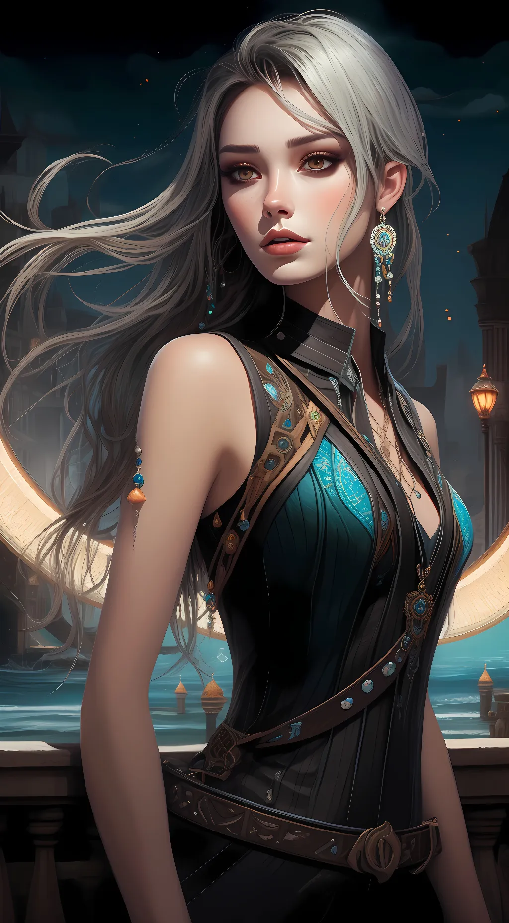 ai character: Doll makers kid background