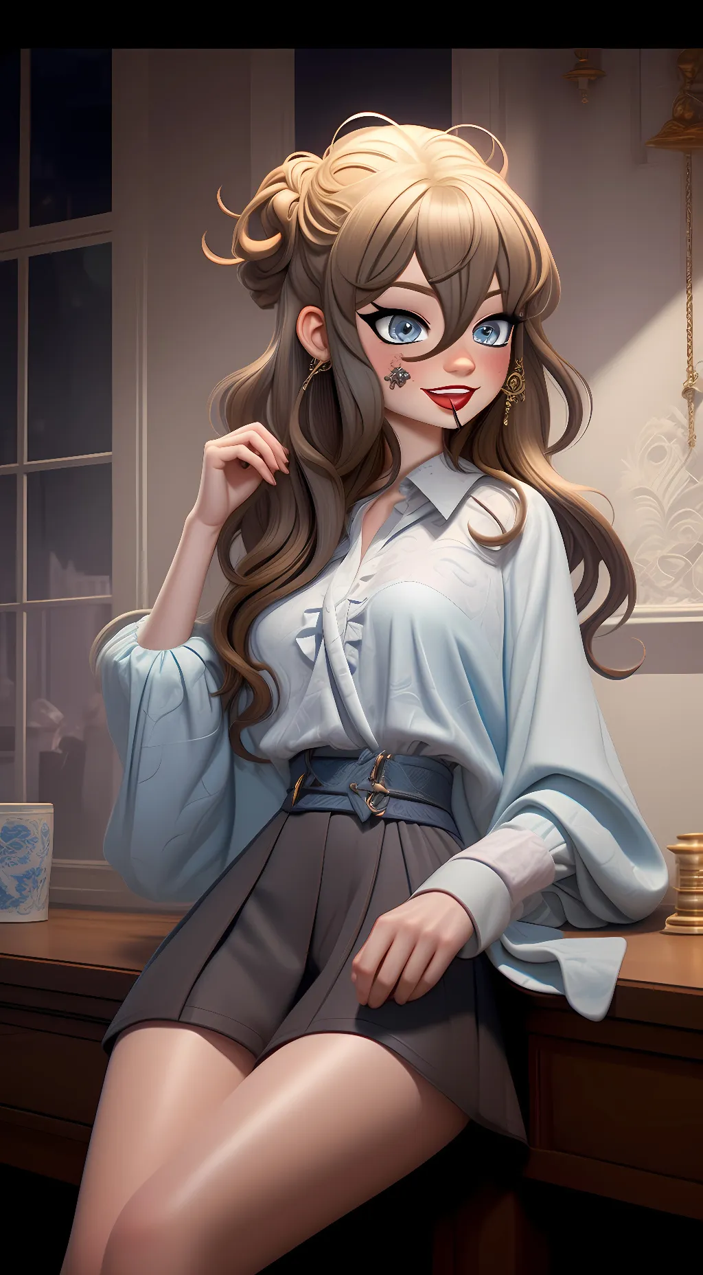 ai character: lily background