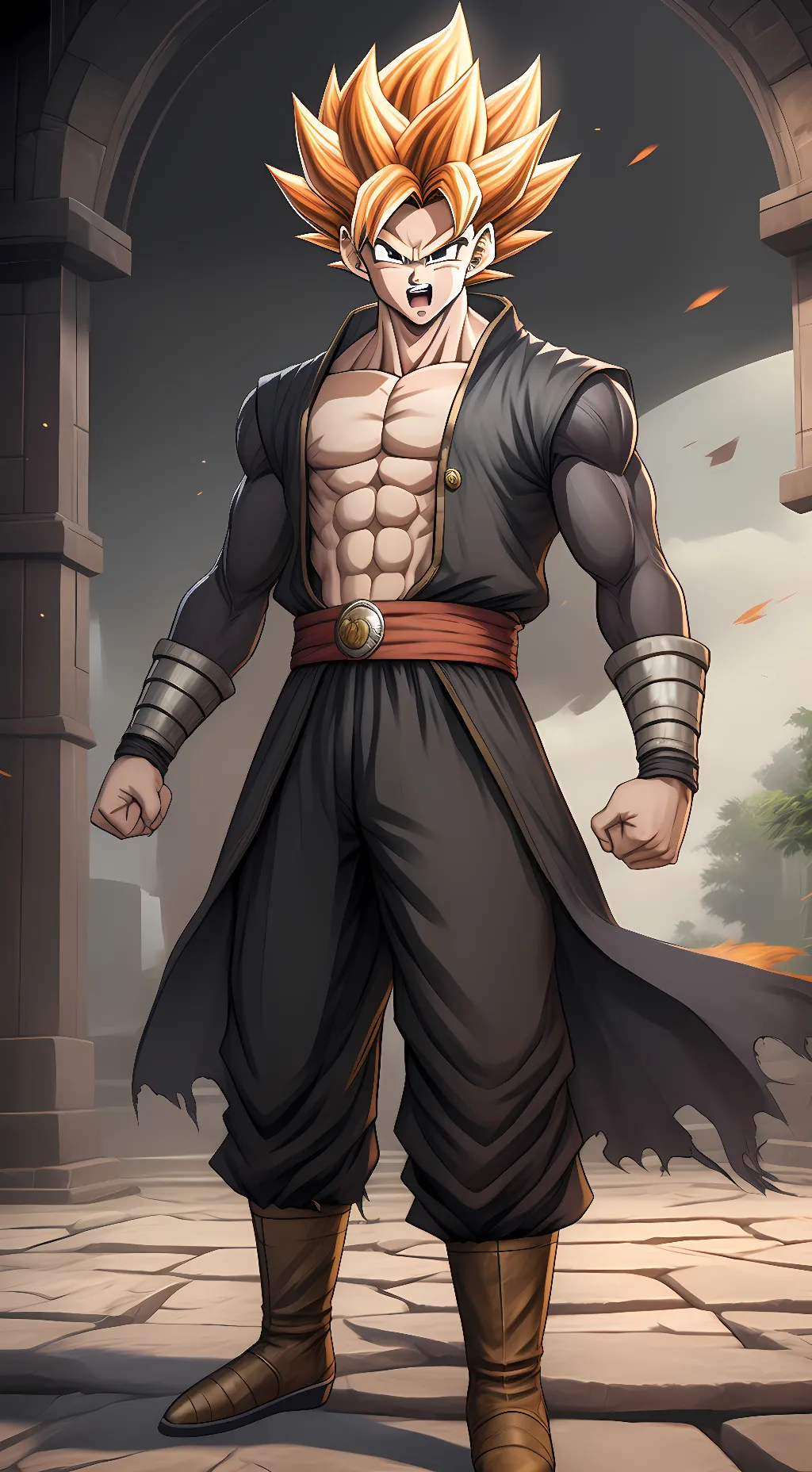 ai character: Goku background