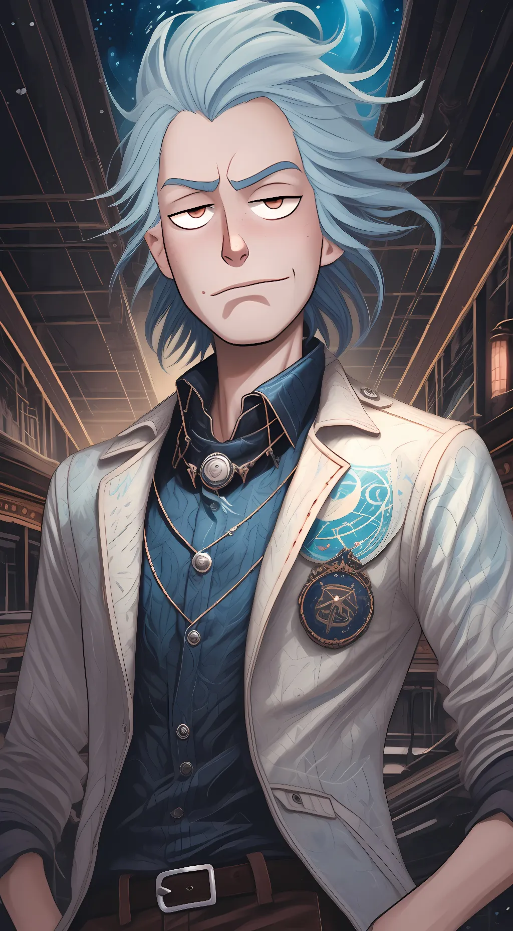 ai character: Rick Sanchez background