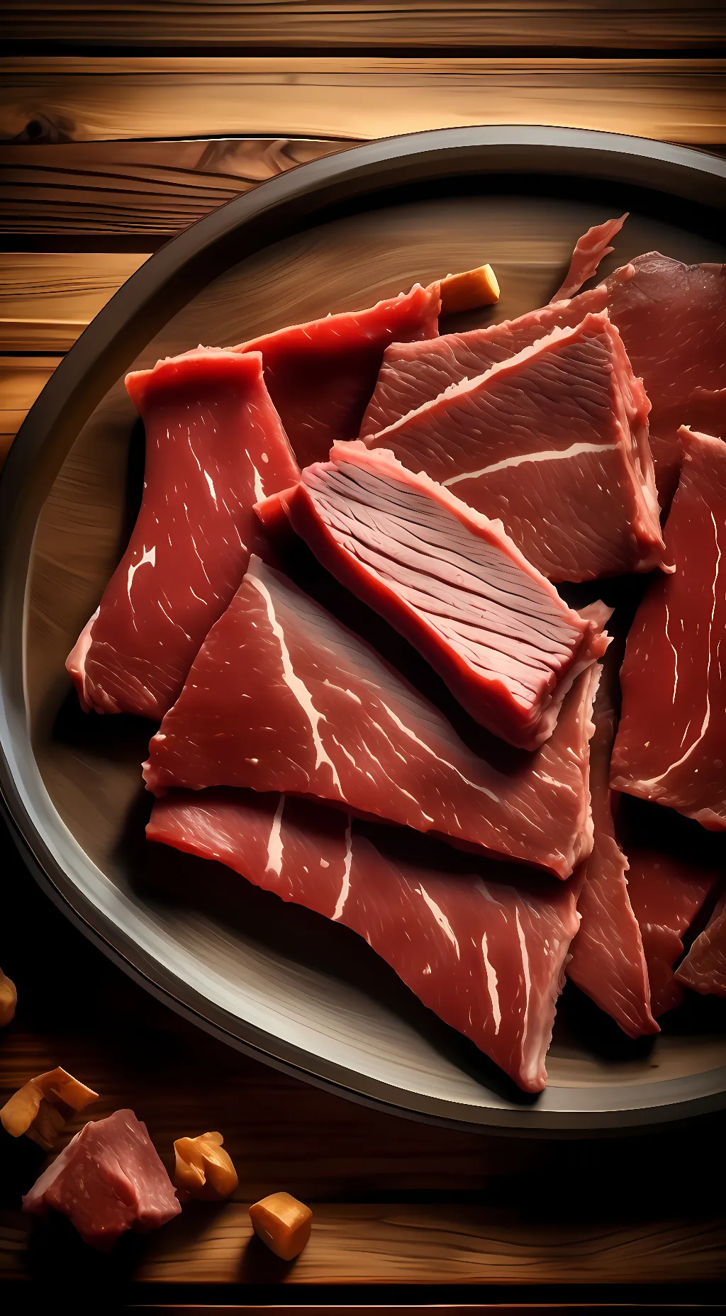 ai character: Beef Jerky background