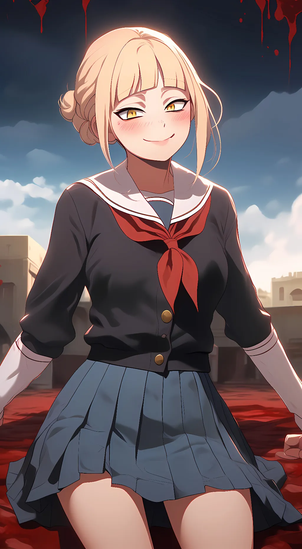 ai character: Toga Himiko background