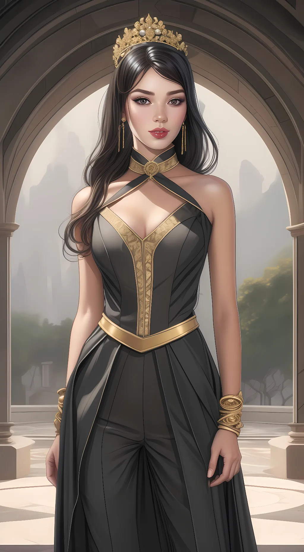 ai character: Sophia Loren background