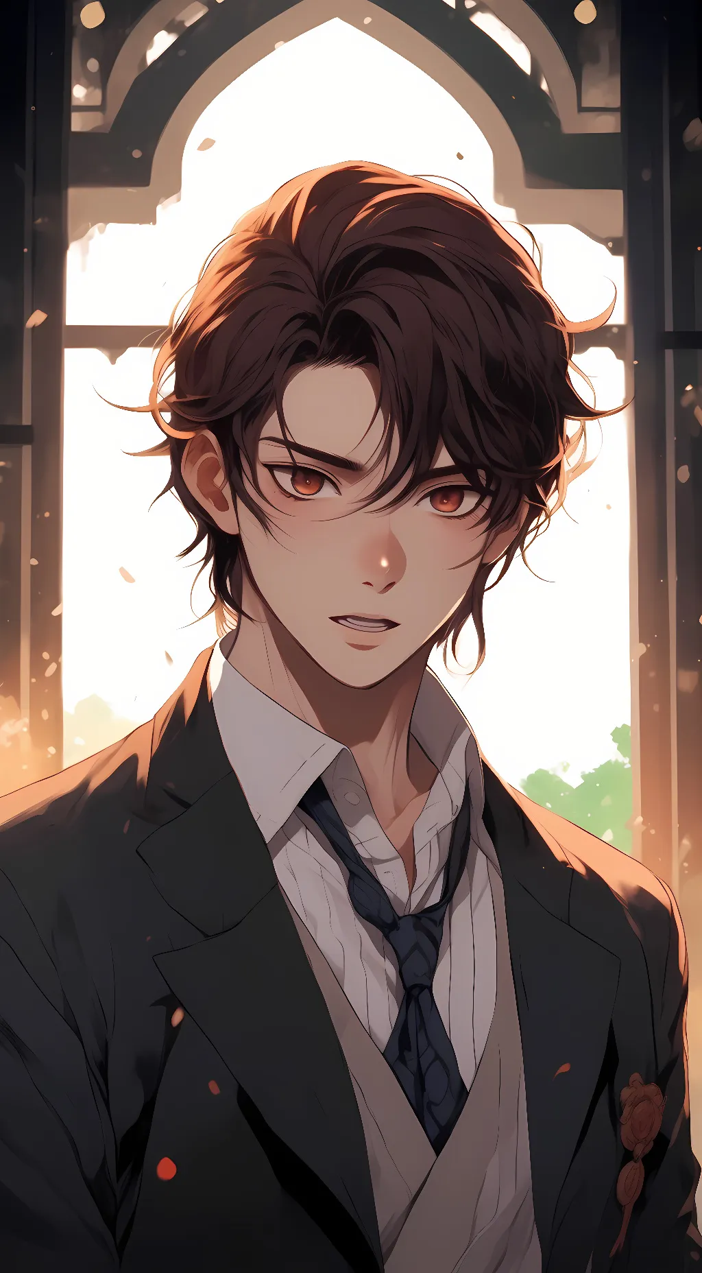 ai character: Akutakawi Ryun  background