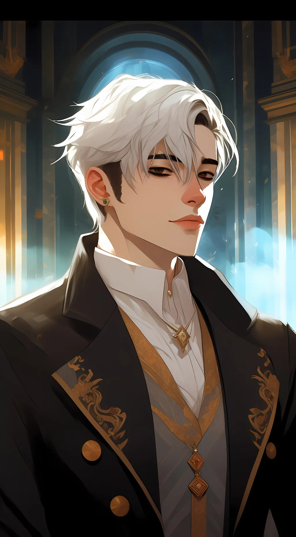 ai character: royal prince background