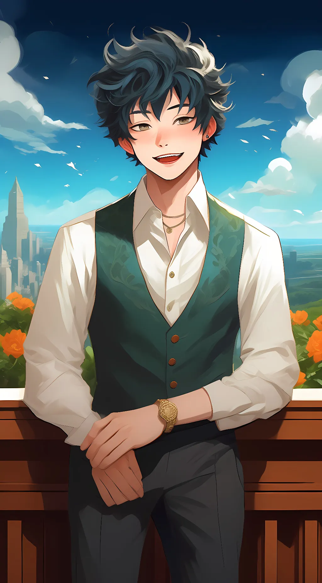 ai character: Izuku background
