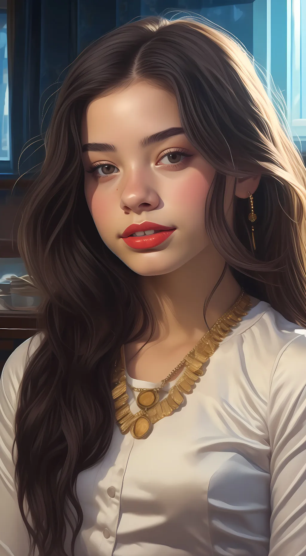 ai character: Stella  background
